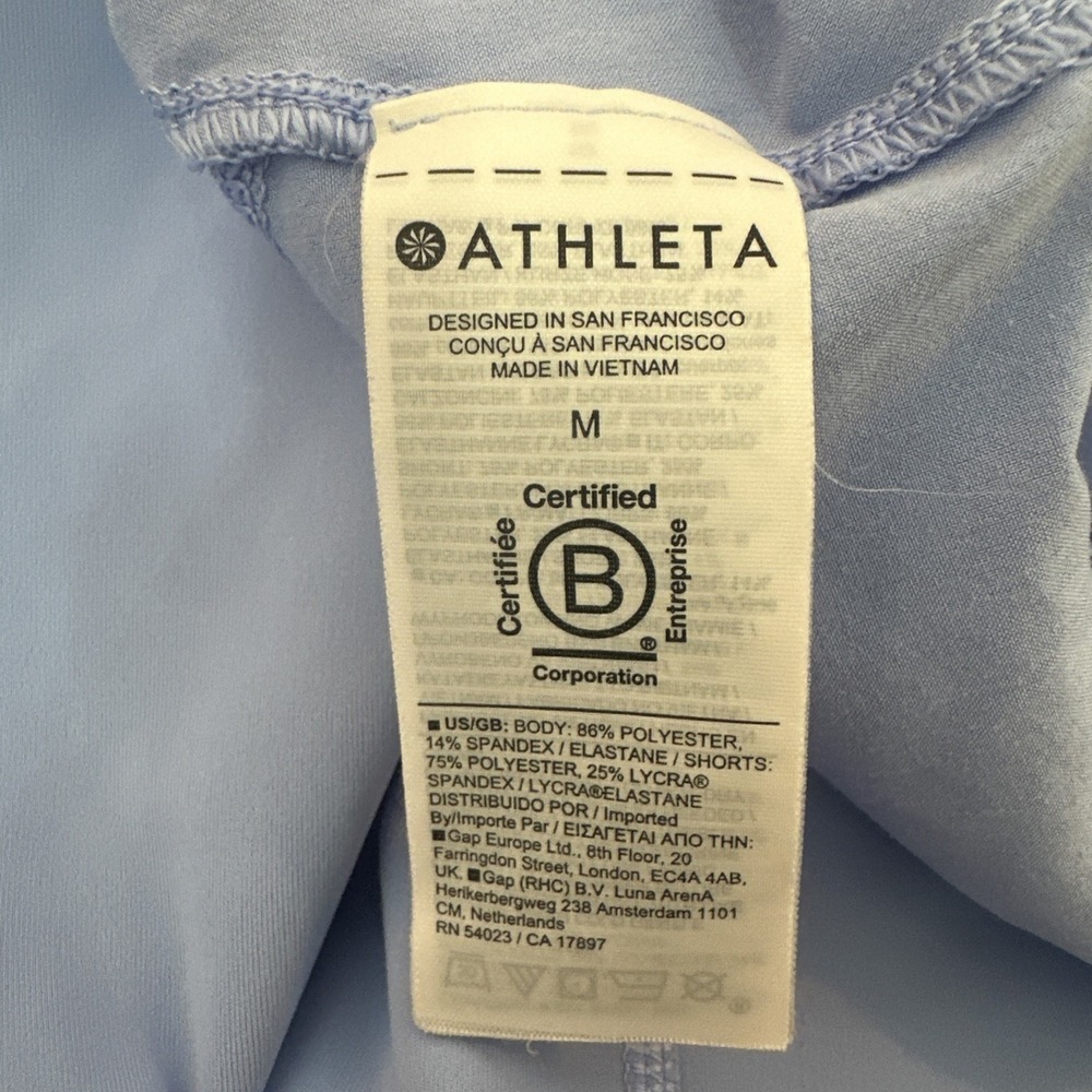 Athleta Run With It 14"‎ Skort Jupe Short Womens Medium Pickleball Golf Tennis - Picture 7 of 9